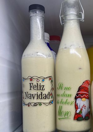 Una foto de Coquito puertorriqueño
