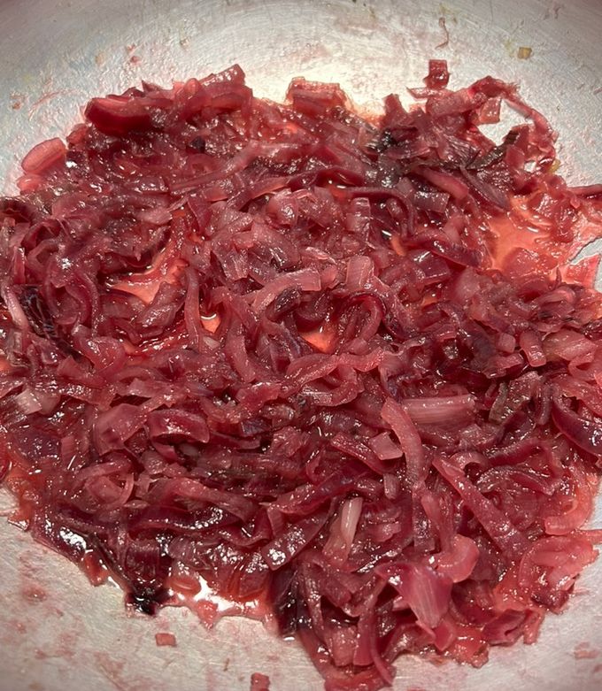 Foto di Cipolle caramellate rosa