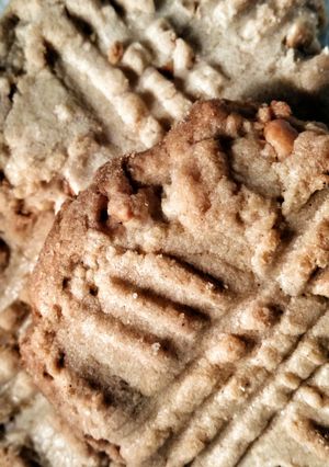 A picture of PeanutButter Sugar Cookies.