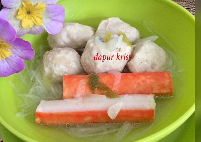 Resep Kuah Bakso Pentol Ayam Oleh Dapur Krist Cookpad