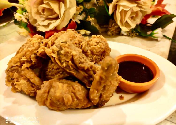 Recipe of Award-winning Crispy fried wings