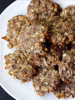 A picture of Acai Coconut Oatmeal Cookies.