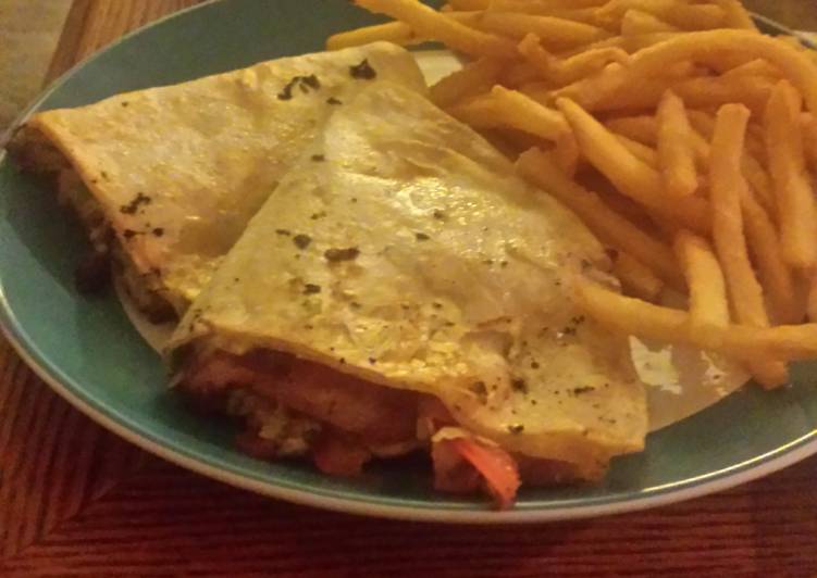 Recipe of Homemade BLAT Quesadilla