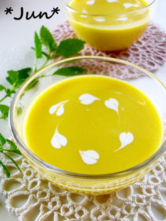 A picture of A Cold Kabocha Soup You Can Drink Up.