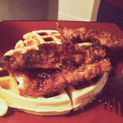 A picture of Fried Chicken: The PERFECT breading.