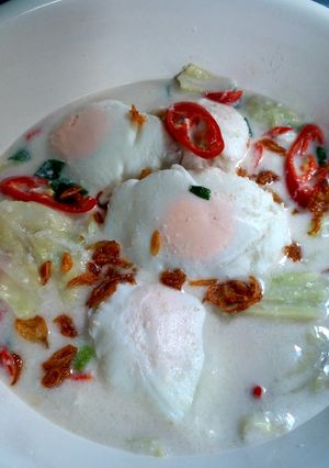 Foto resep Gule putih (telur bebek dan kol)