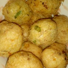 Yam balls A picture of Yam balls.