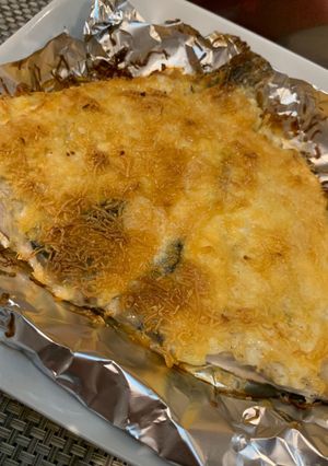 A picture of Cheesy Baked Milkfish.