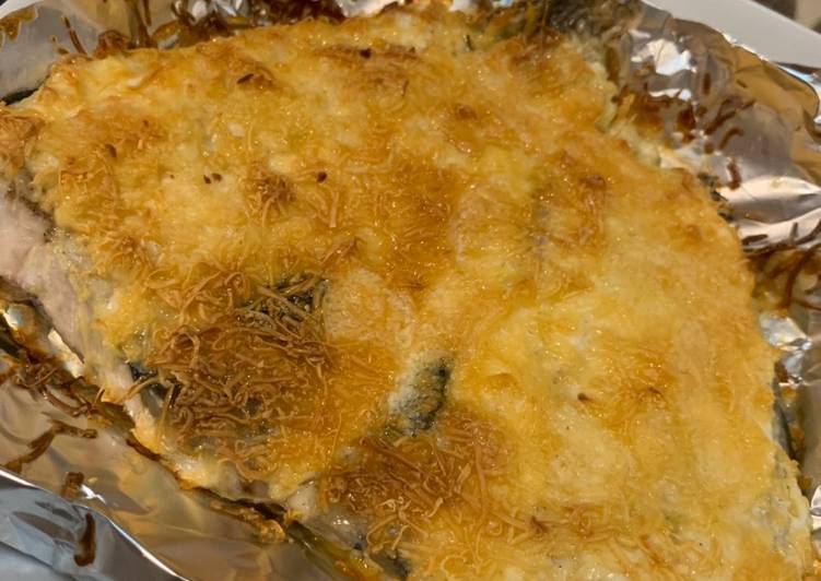 Steps to Prepare Quick Cheesy Baked Milkfish