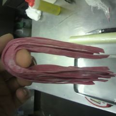 A picture of Deep Red Fresh Fettuccine.