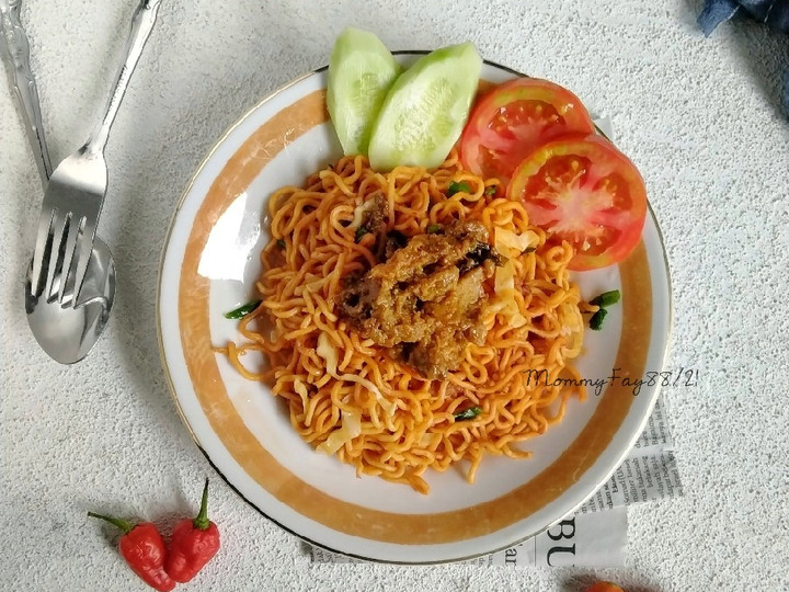 Resep Mie Goreng Topping Ayam, Enak