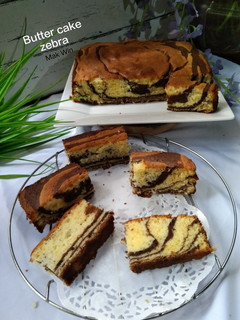 Foto resep Zebra Butter Cake