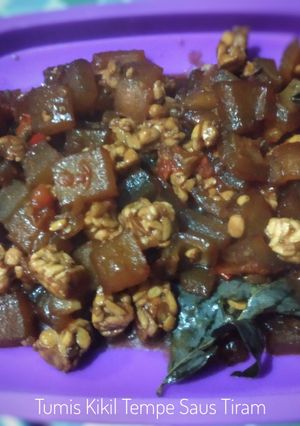 Foto resep Tumis Kikil Tempe Saus Tiram