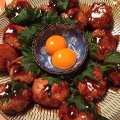 Chicken Tsukune Dumplings A picture of Chicken Tsukune Dumplings.