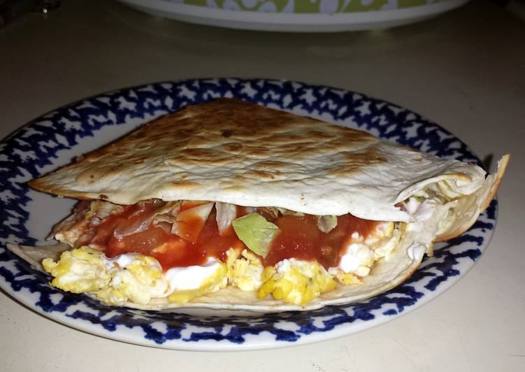 Stuffed Breakfast Tortilla