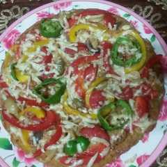 بيتزا الطاسه..🍕🍕🍟-レシピのメイン写真