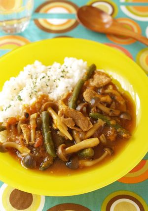 A picture of Yummy Mushroom Curry in 15 Minutes.