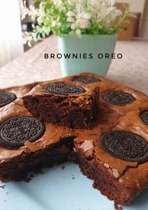 Foto resep Brownies oreo