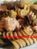 Fusilli Integrali con Tonno, Melanzane e Bottarga di Muggine