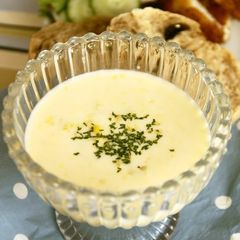 A picture of Corn Summer Potage.