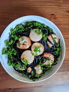 A picture of Scallops & Shrimp.