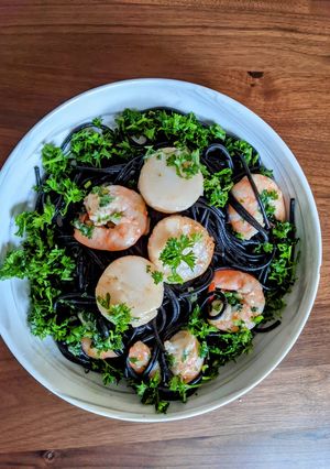 A picture of Scallops & Shrimp.