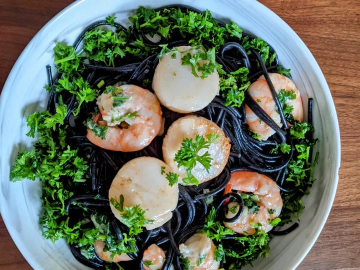 Easy Way Prepare Scallops & Shrimp the Awesome  Tasty