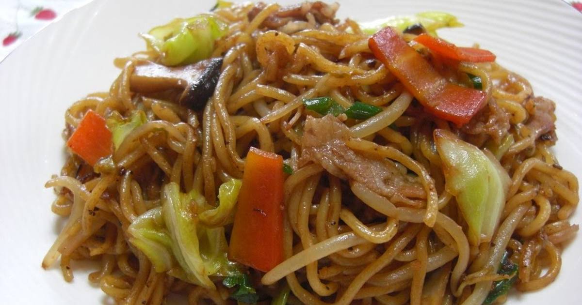 Chewy Yakisoba Noodles Recipe by cookpad.japan - Cookpad