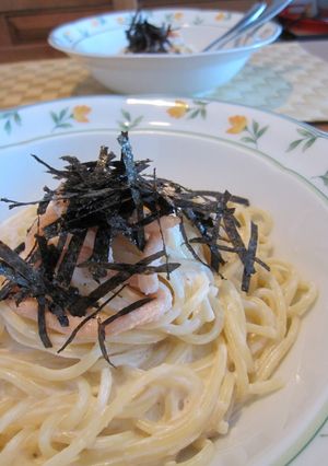 A picture of [From Overseas] Let's Aim for Tarako Cream Pasta.