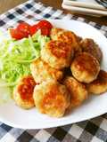 Fluffy Teriyaki Chicken Tsukune with Tofu