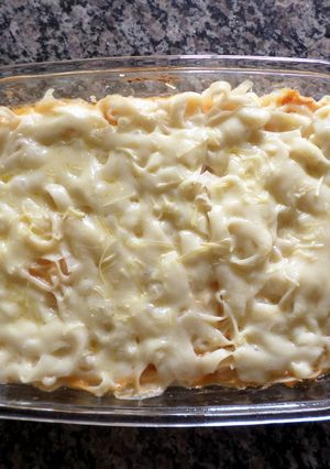 A picture of God' Spaghetti.