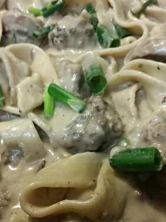 Simple Way Make Recipe Stroganoff Meatballs ala Nan that is Delicious, Tasty}
