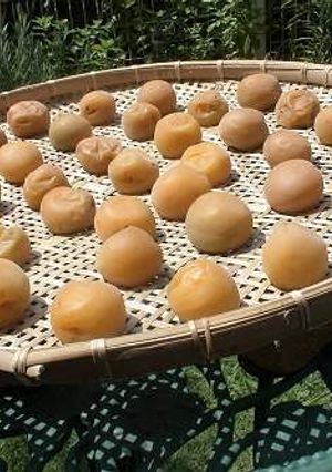 A picture of Low Sodium Pickled Plums- How to Dry Kanto pickled Plums (White Pickled Plums).