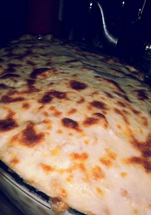 صورة لوصفة معكرونة بالبشاميل