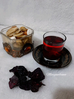 عکسی از دستور چای لبو یا دمنوش لبو