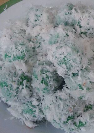 Foto resep klepon ijo lumut