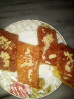 صورة لوصفة بسبوسة