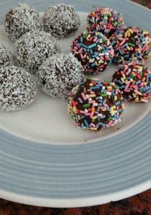 Una foto de Trufas de vainilla o chocolinas