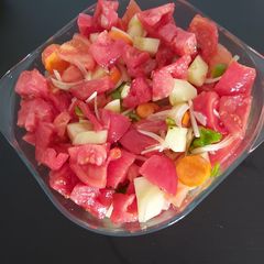 A picture of Tomato salad.