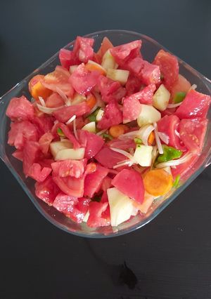 A picture of Tomato salad.