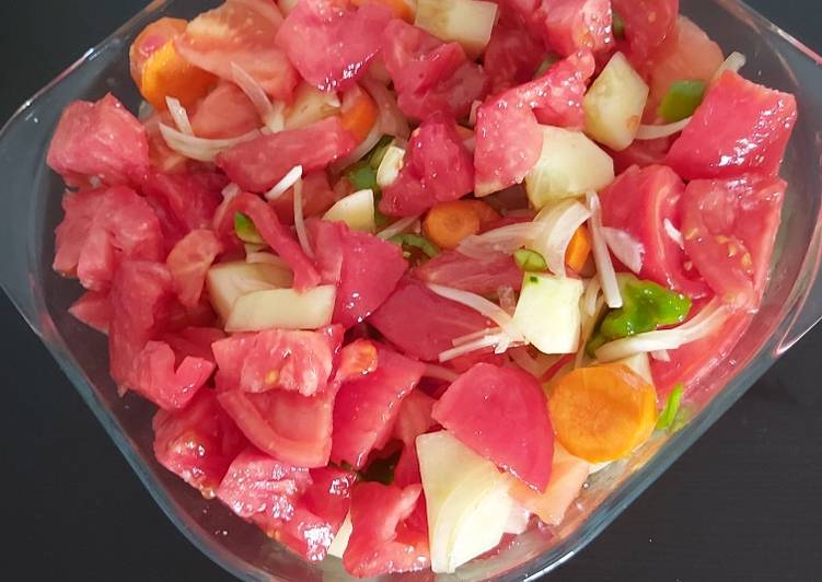 How to Make Homemade Tomato salad