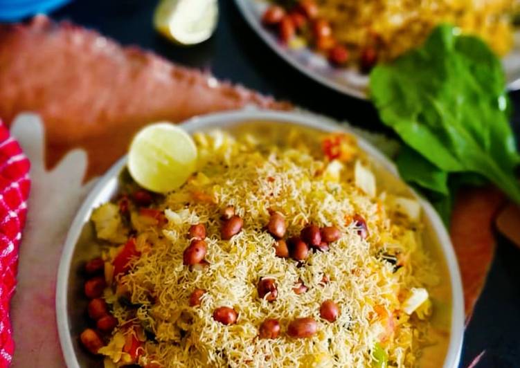 Recipe of Favorite Palak Poha