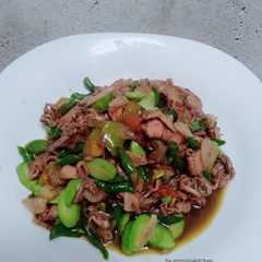 Cumi asin pete cabe hijau রেসিপির প্রধান ছবি