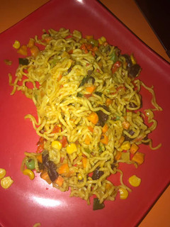 A picture of Vegetable noodles.