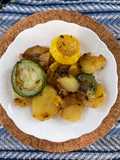 Potato, Zucchini, and Yellow Squash Tourlou