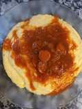 Polenta Saborizada Panceta-Queso con Muuucho Queso