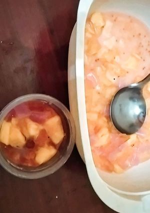 Foto resep Nata De Coco Biji Selasih Jelly Mangga