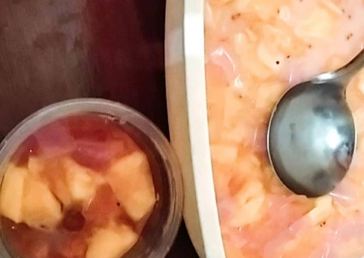 Nata De Coco Biji Selasih Jelly Mangga