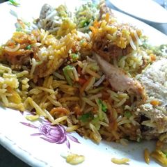 A picture of Rainbow briyani.