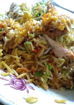 A picture of Rainbow briyani.